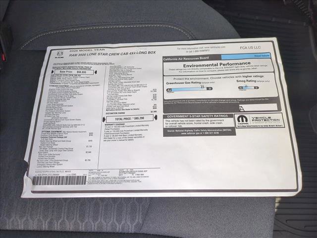 New 2026 RAM 3500 Lone Star AWD/4WD image 16