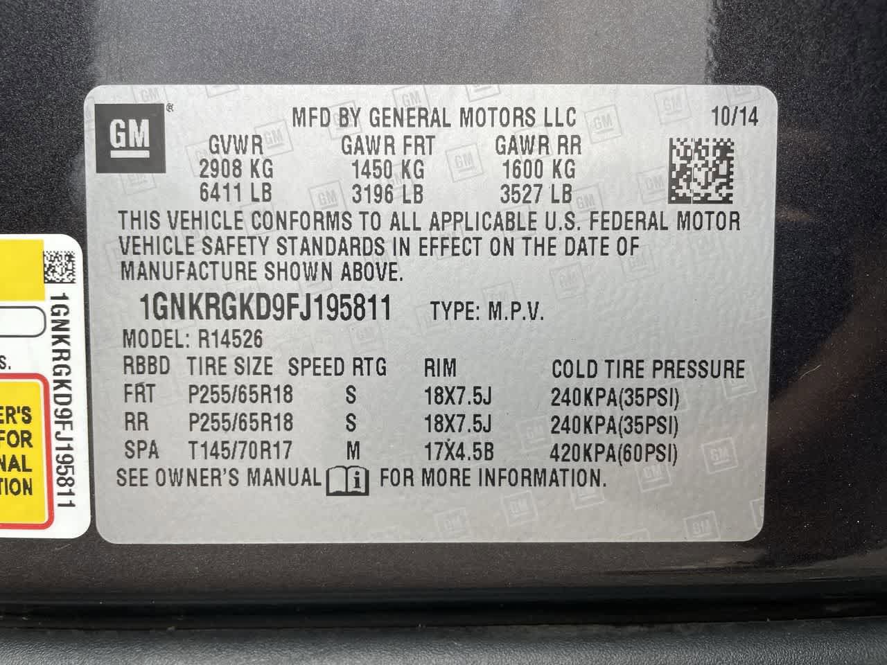 Used 2015 Chevrolet Traverse LT FWD image 29