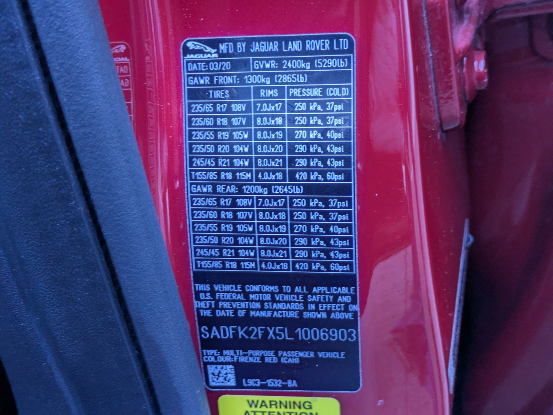 Used 2020 Jaguar E-PACE AWD/4WD image 35