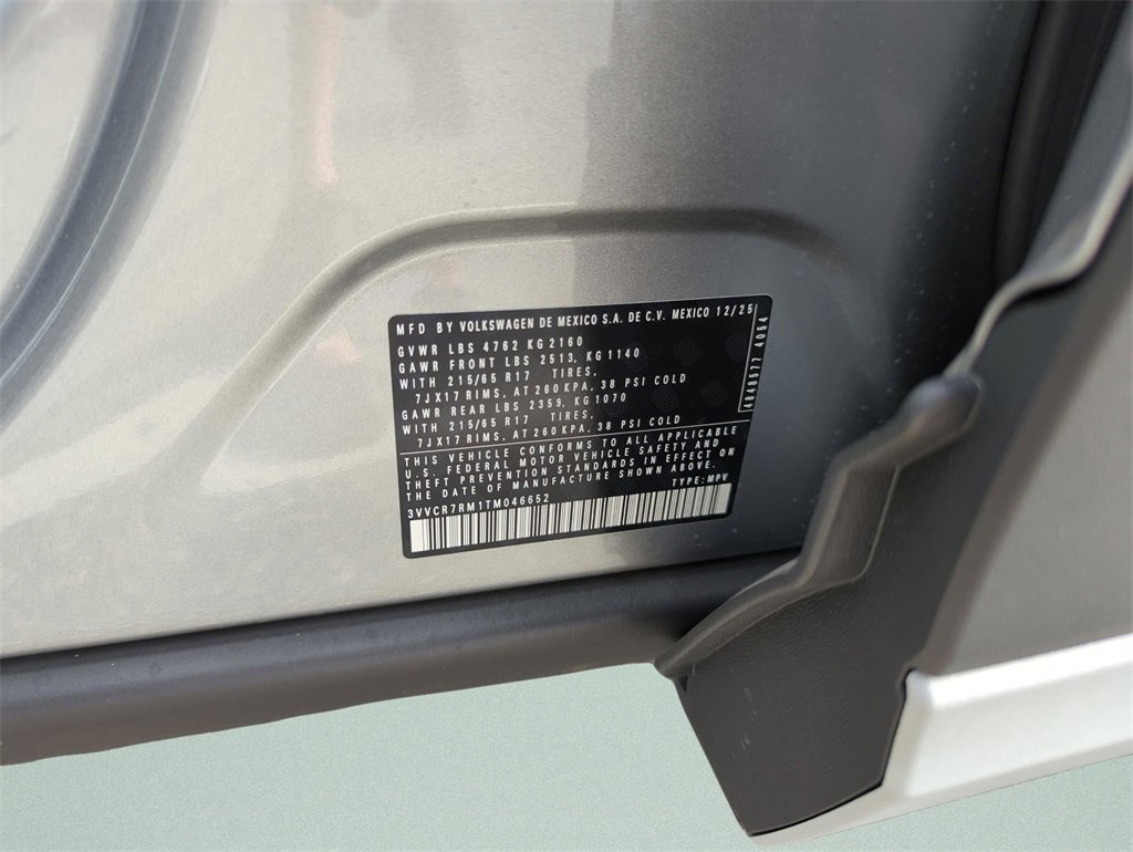 New 2026 Volkswagen Tiguan S image 17