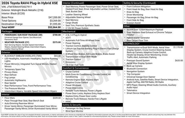 New 2026 Toyota RAV4 XSE w/ Panoramic Sun Roof Package AWD/4WD image 32