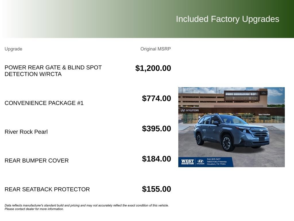 Used 2025 Subaru Forester Premium w/ Convenience Package #1 AWD/4WD image 9