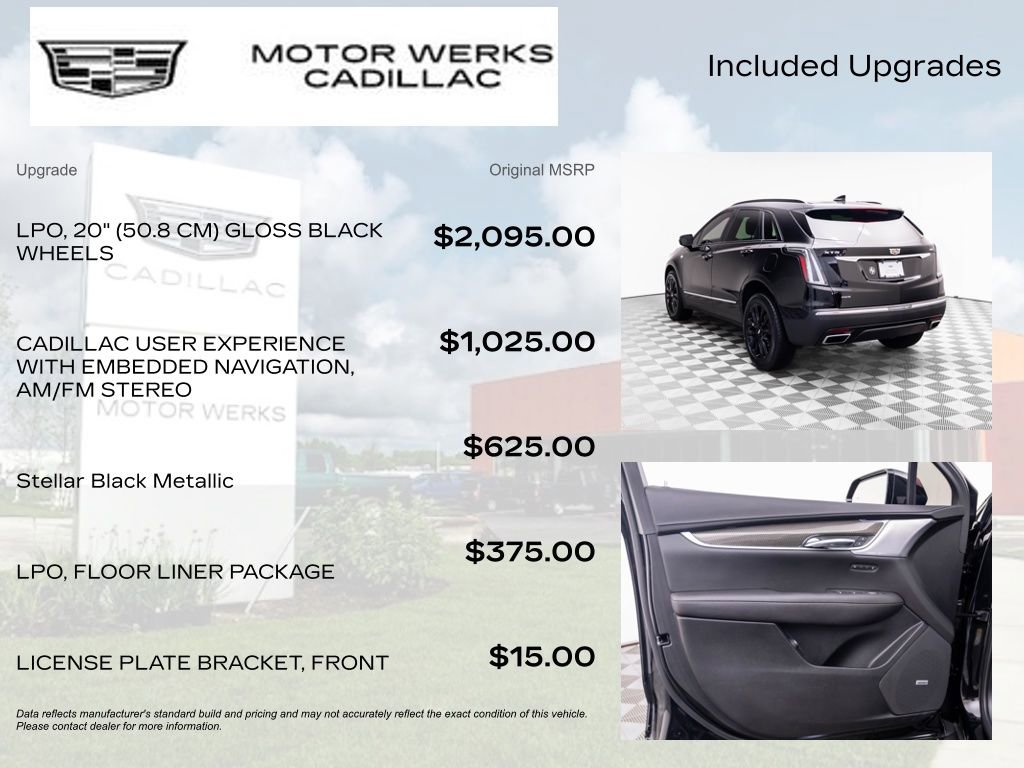 Used 2022 Cadillac XT5 Sportv w/ LPO, Floor Liner Package AWD/4WD image 9