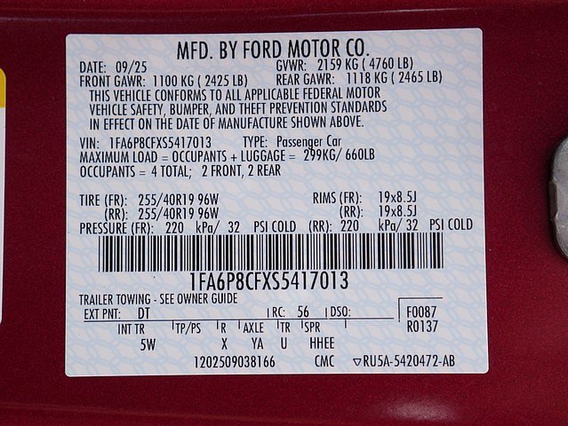 New 2025 Ford Mustang GT Premium image 31