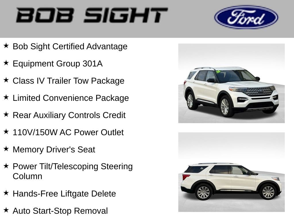 Used 2022 Ford Explorer Limited w/ Equipment Group 301A image 4
