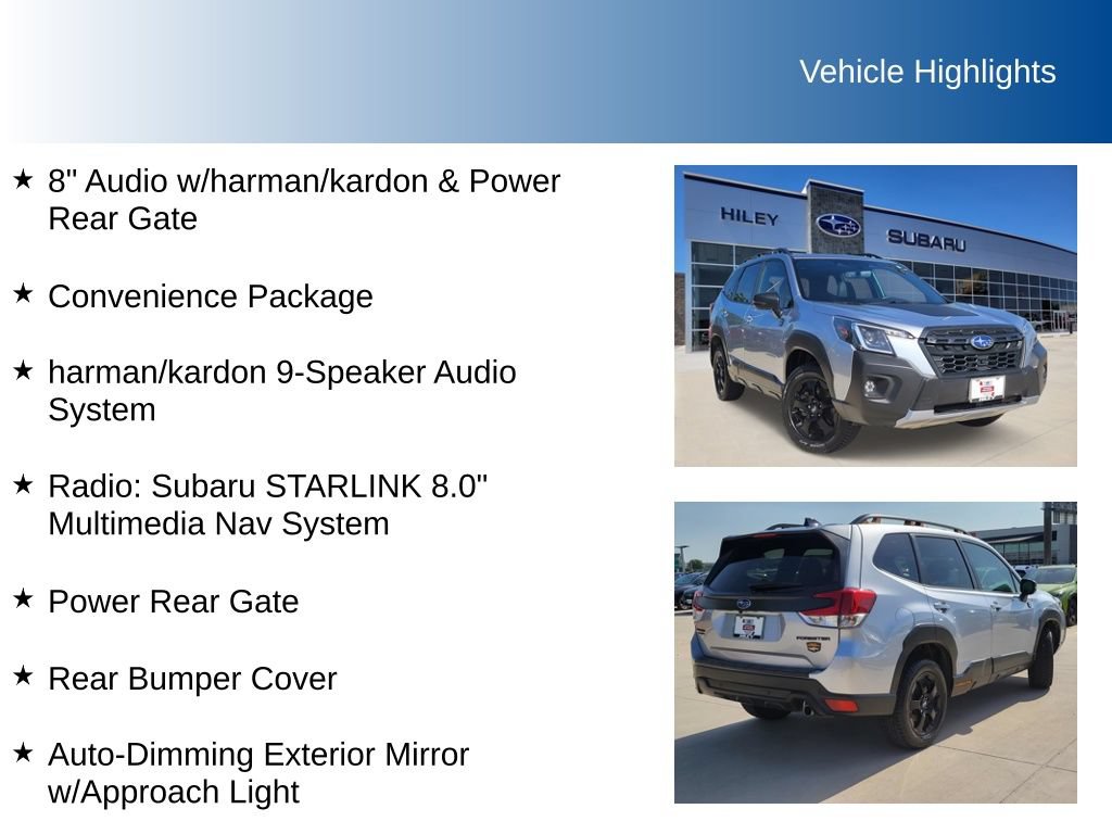 Used 2024 Subaru Forester Wilderness w/ Convenience Package AWD/4WD image 5