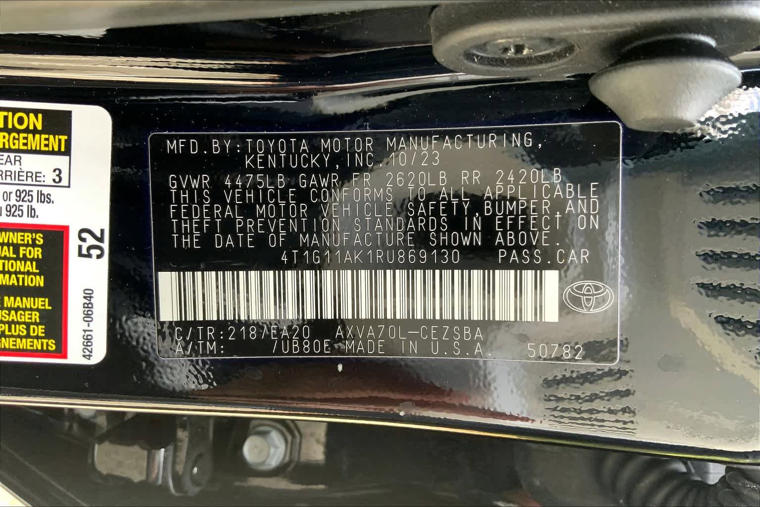 Used 2024 Toyota Camry SE FWD image 33