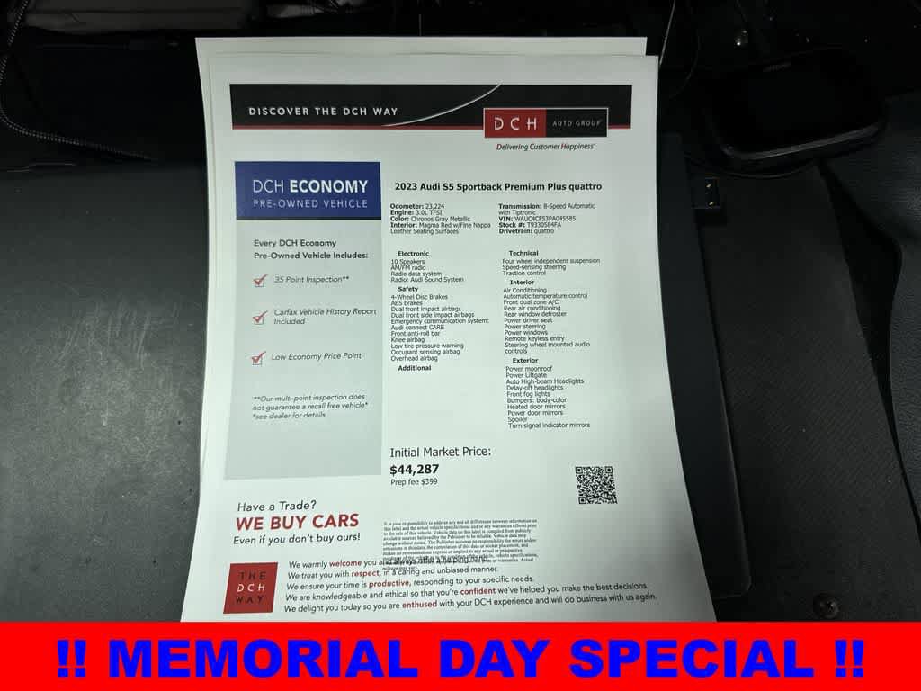 Used 2023 Audi S5 Premium Plus w/ Premium Plus Package AWD/4WD image 13