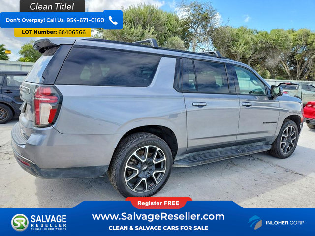 Used 2021 Chevrolet Suburban RST w/ Luxury Package RWD image 4