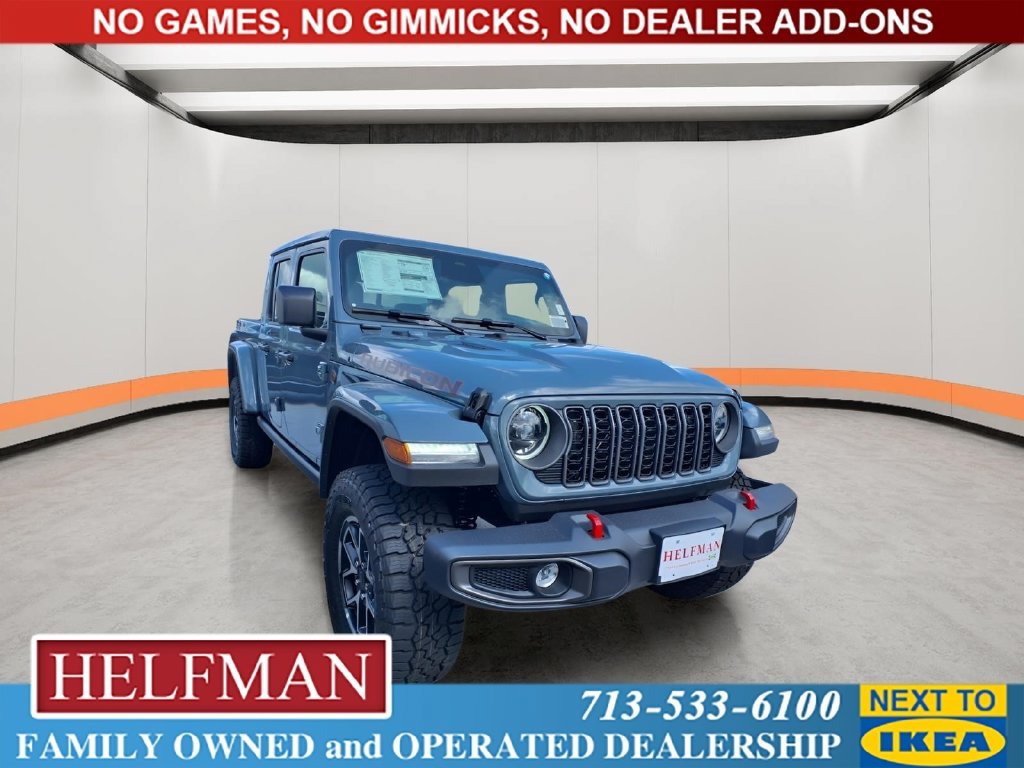 New 2026 Jeep Gladiator Rubicon w/ Steel Power Dome Hood Package