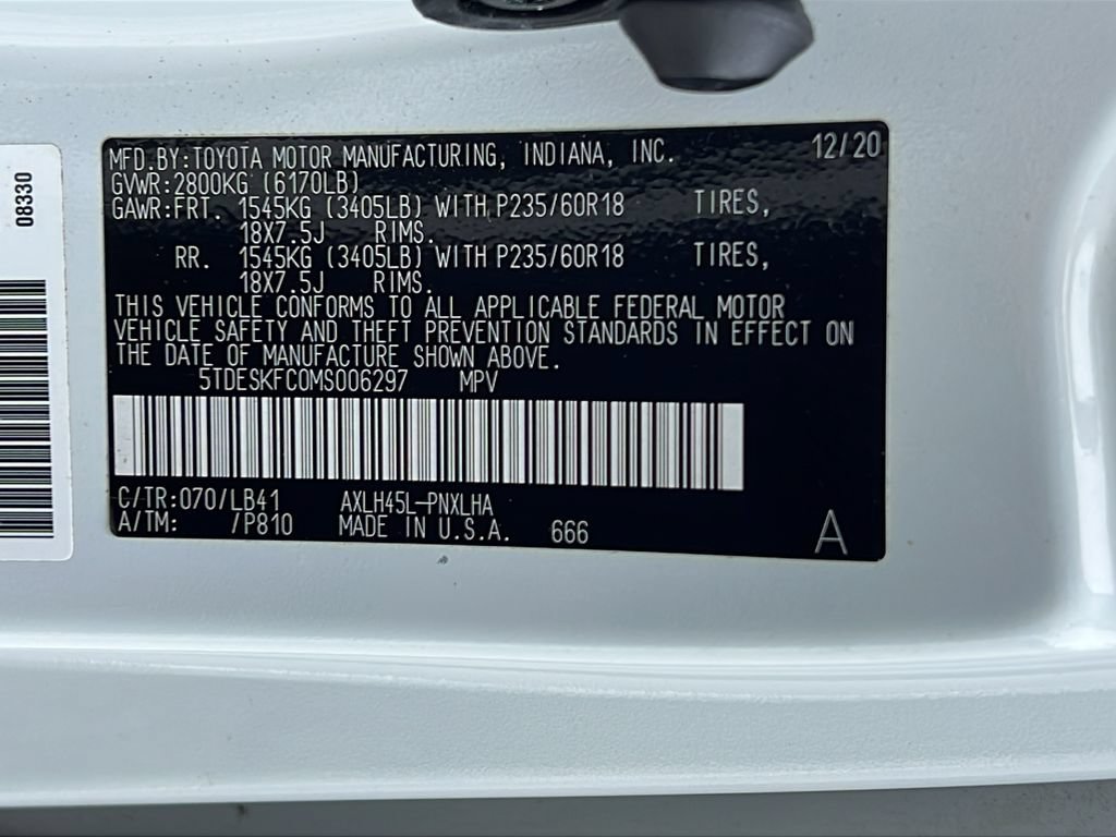 Used 2021 Toyota Sienna Platinum AWD/4WD image 23