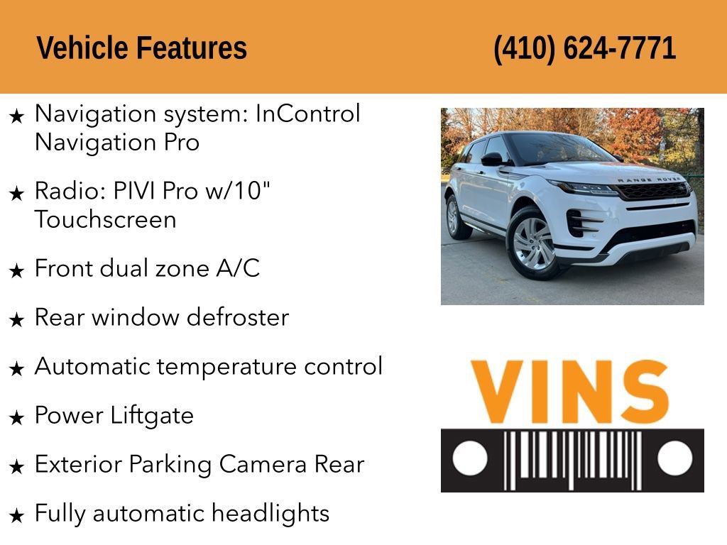 Used 2023 Land Rover Range Rover Evoque R-Dynamic S image 5