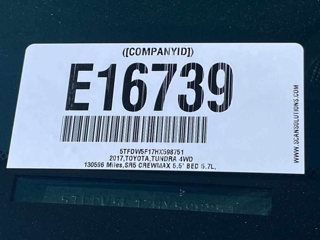 Used 2017 Toyota Tundra SR5 w/ SR5 Upgrade Package AWD/4WD image 20