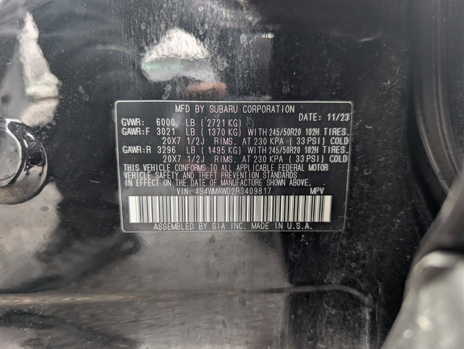 Certified 2024 Subaru Ascent Touring image 27