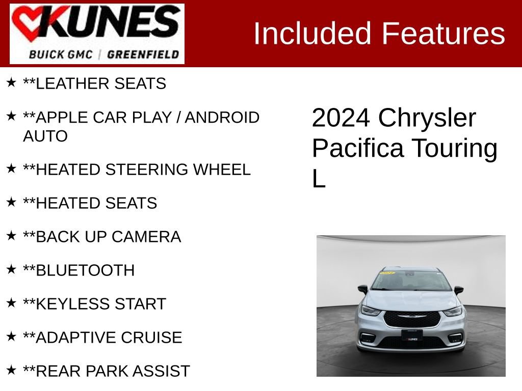 Used 2024 Chrysler Pacifica Touring-L FWD image 2