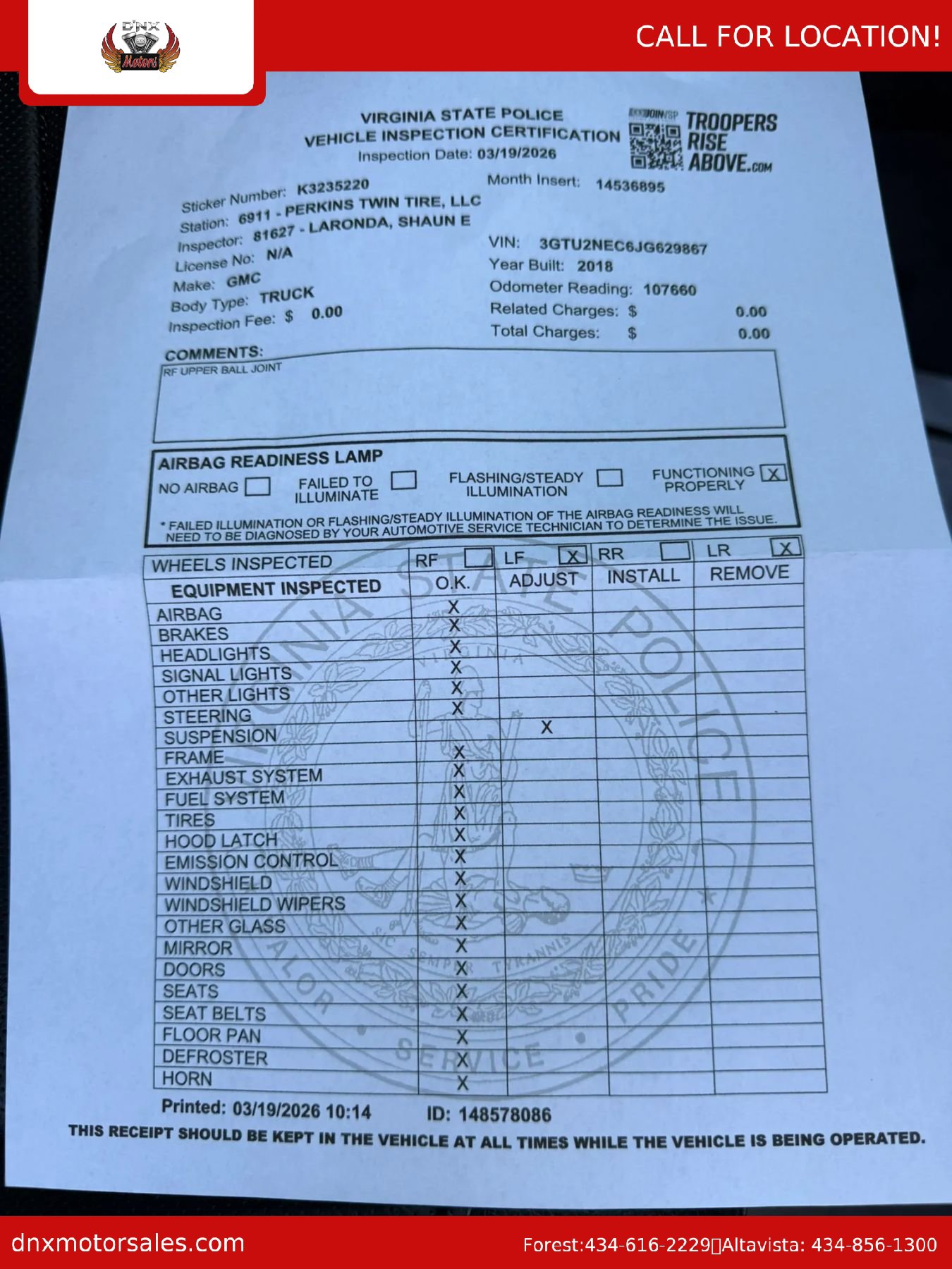 Used 2018 GMC Sierra 1500 SLT w/ SLT Premium Package image 42