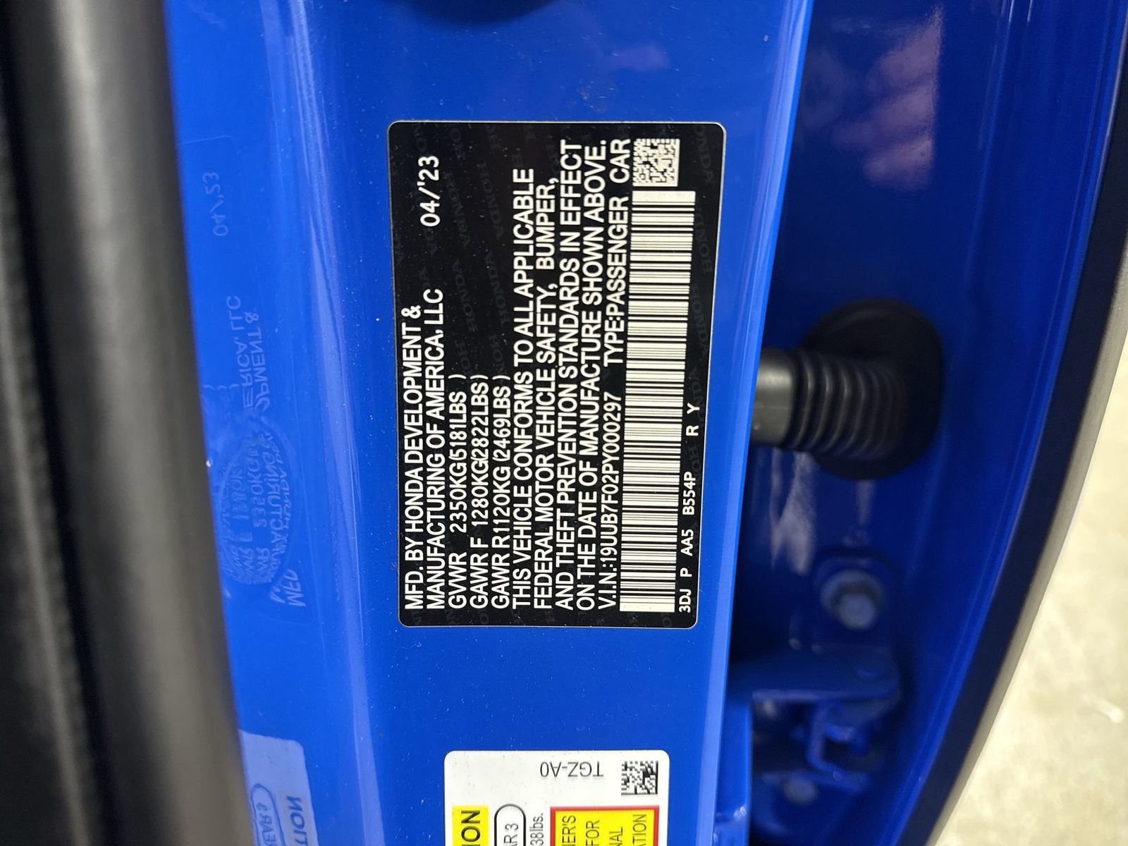 Certified 2023 Acura TLX Type S image 38