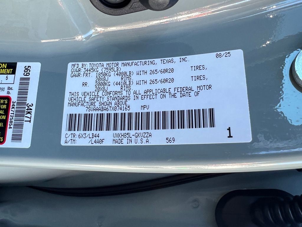 Certified 2026 Toyota Sequoia 1794 Edition w/ Tow Technology Package image 52