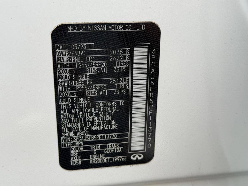 Used 2023 INFINITI QX50 Sport image 25