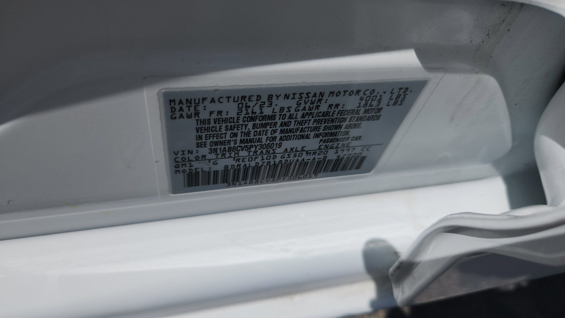 Used 2023 Nissan Sentra SV w/ All-Weather Package FWD image 22