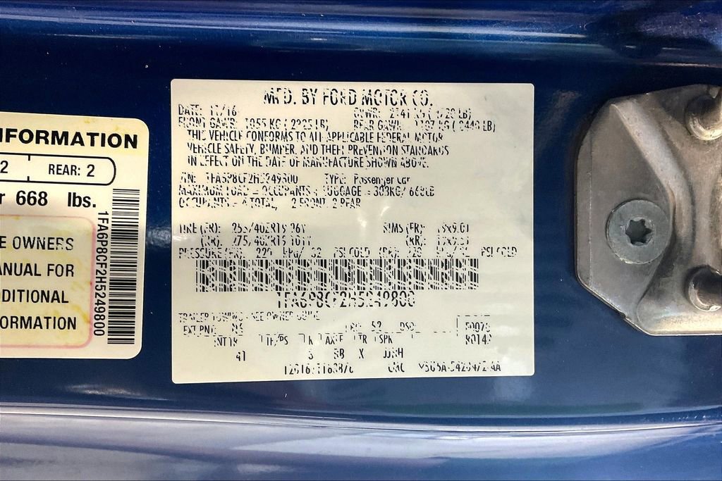 Used 2017 Ford Mustang GT Premium w/ GT Performance Package image 40