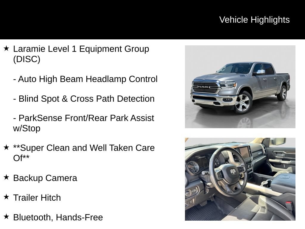 Used 2021 RAM 1500 Laramie AWD/4WD image 11