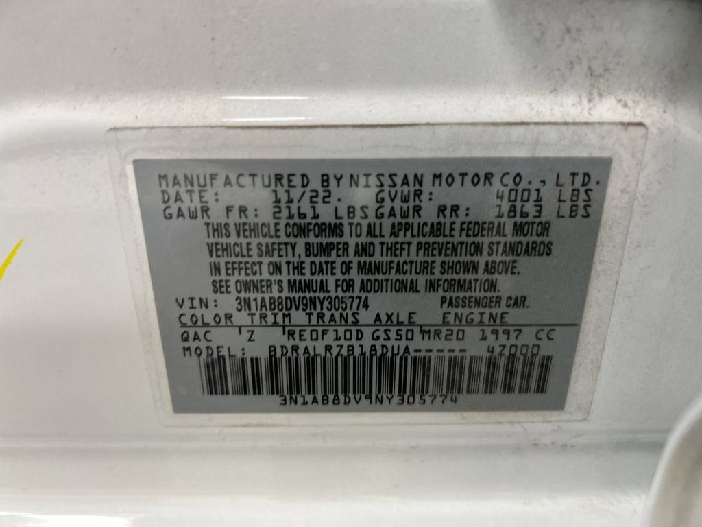 Used 2022 Nissan Sentra SR w/ Electronics Package FWD image 27