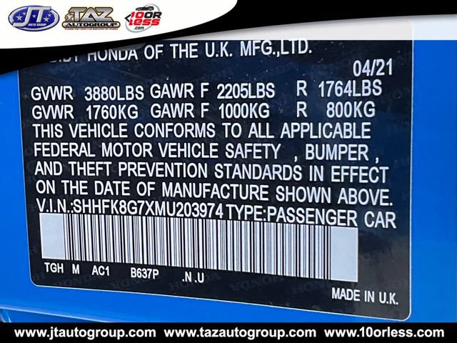 Used 2021 Honda Civic Type R image 19