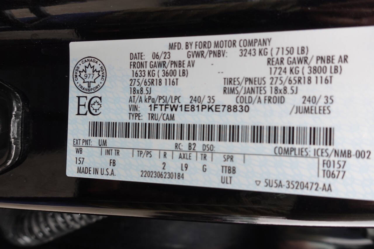 Used 2023 Ford F150 XLT w/ Equipment Group 302A High image 23