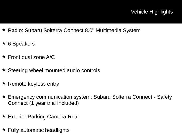 Used 2023 Subaru Solterra AWD image 10