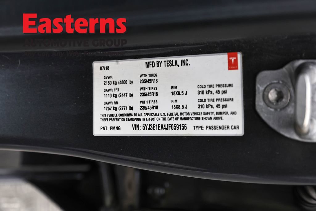 Used 2018 Tesla Model 3 Long Range image 34