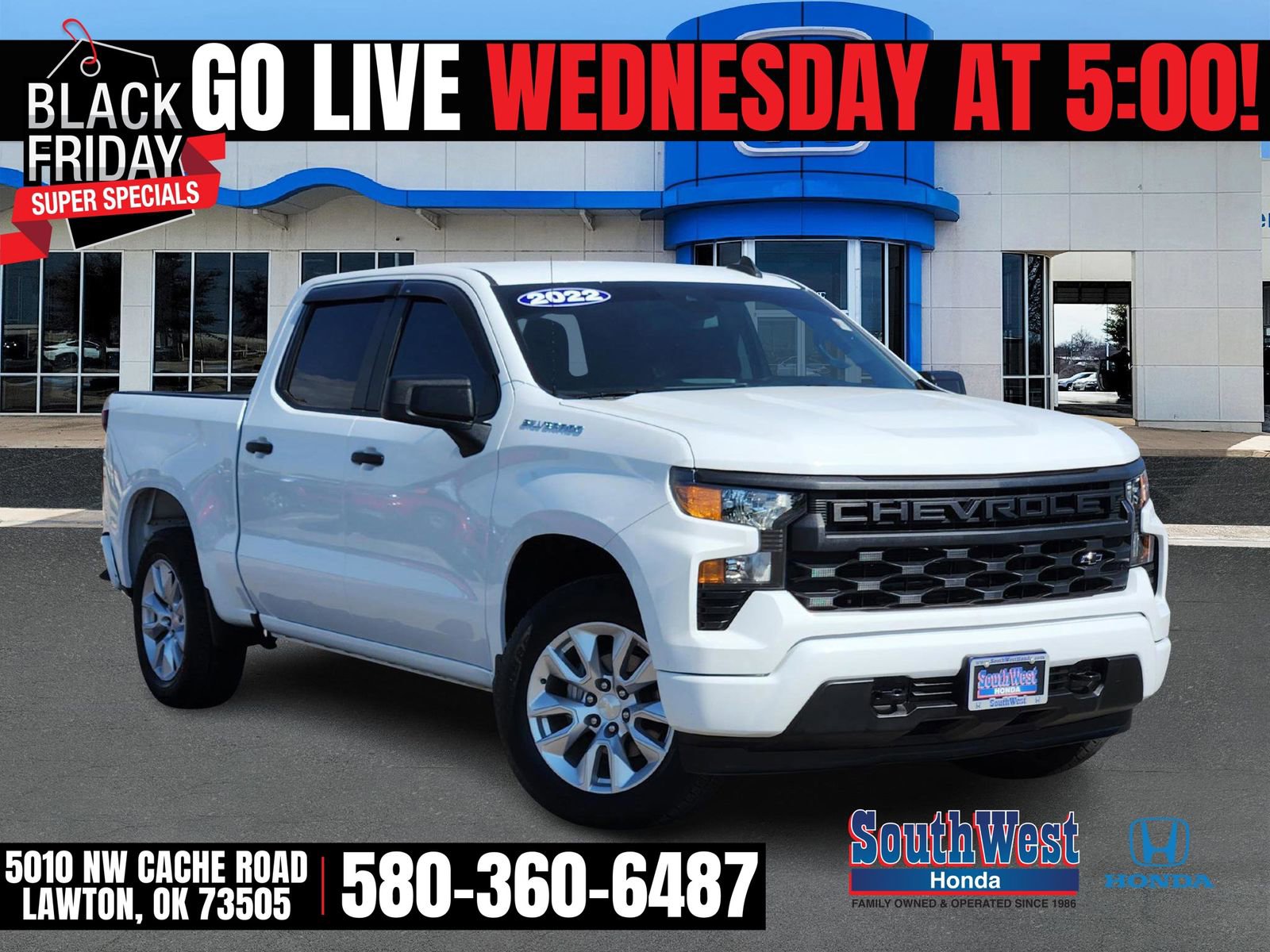 Used 2022 Chevrolet Silverado 1500 Custom