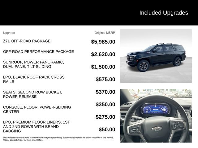 Used 2023 Chevrolet Tahoe Z71 w/ Z71 Off-Road Package image 5