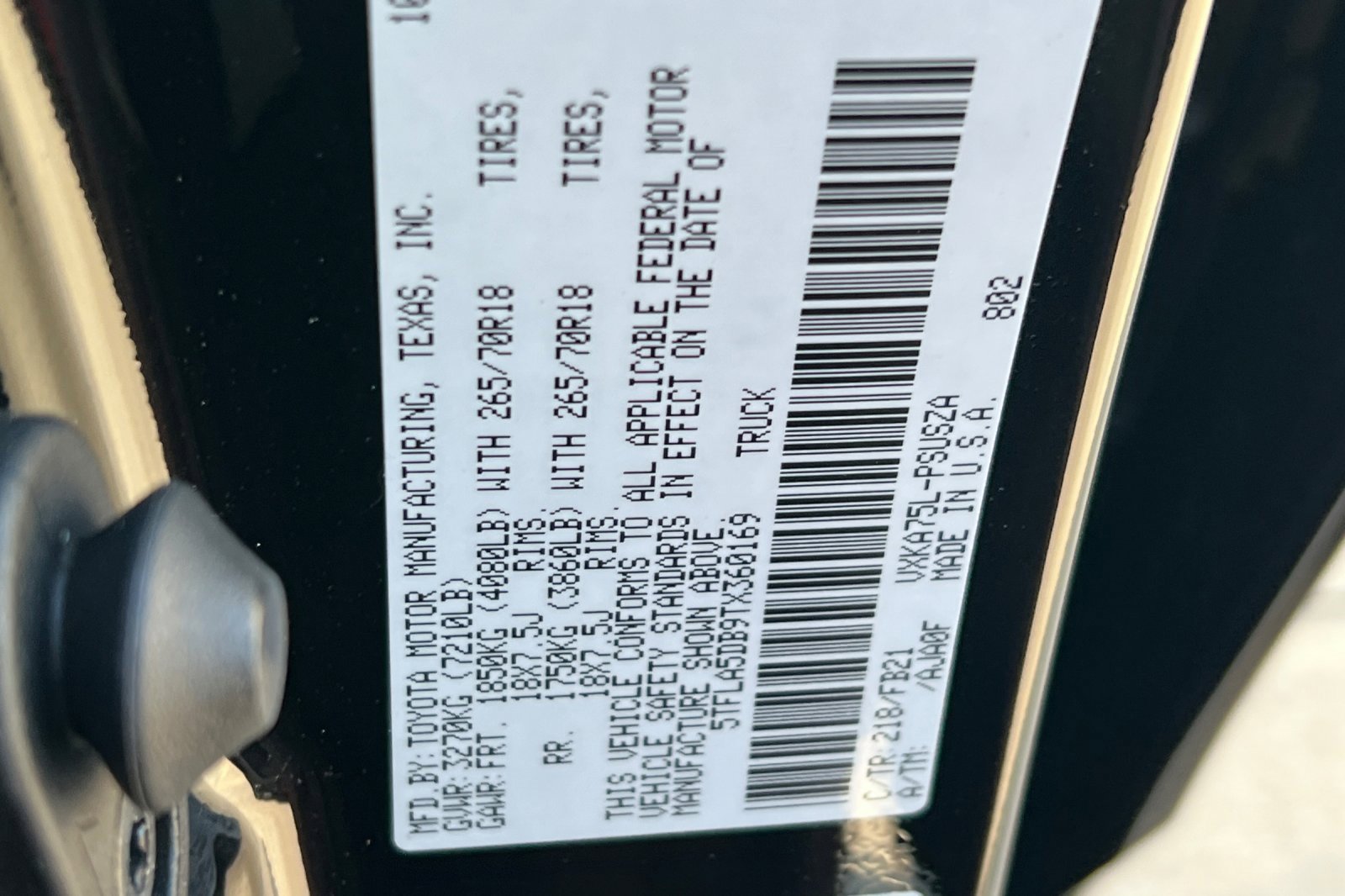 New 2026 Toyota Tundra SR5 w/ SR5 Convenience Package image 21