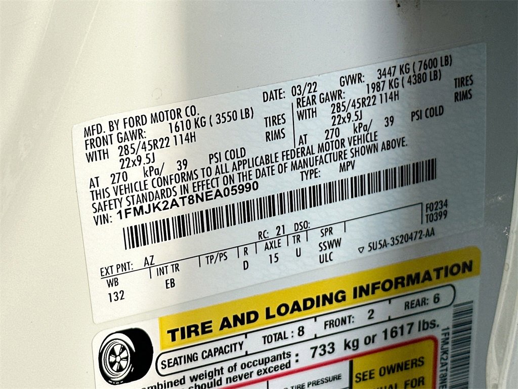 Used 2022 Ford Expedition Max Limited image 27