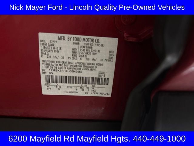 Used 2020 Ford Explorer Limited image 32