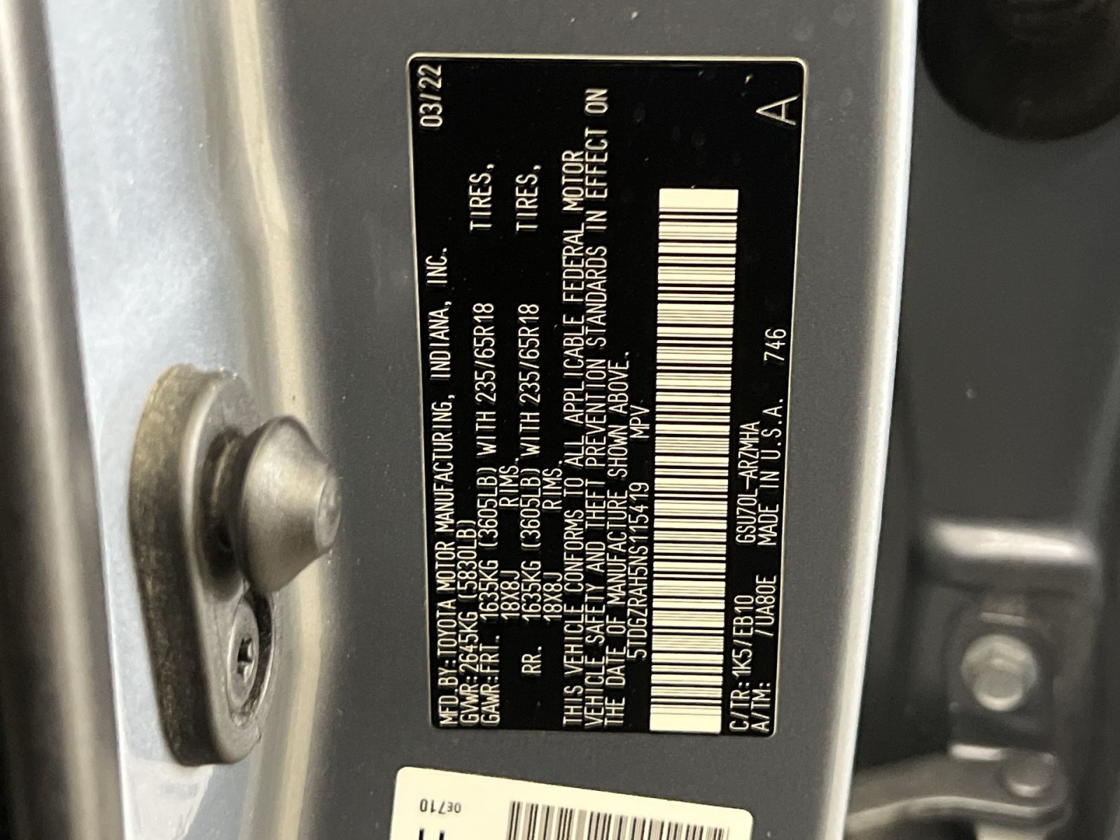 Used 2022 Toyota Highlander XLE FWD image 40