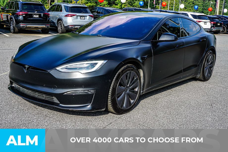 Used 2021 Tesla Model S Plaid AWD/4WD image 2