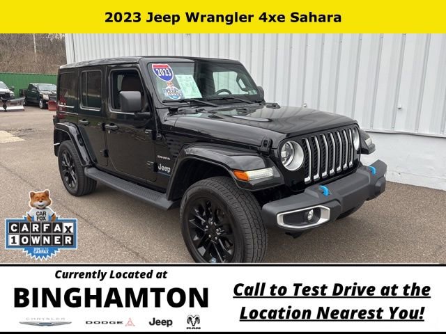 Used 2023 Jeep Wrangler Unlimited Sahara w/ Cold Weather Group AWD/4WD image 1