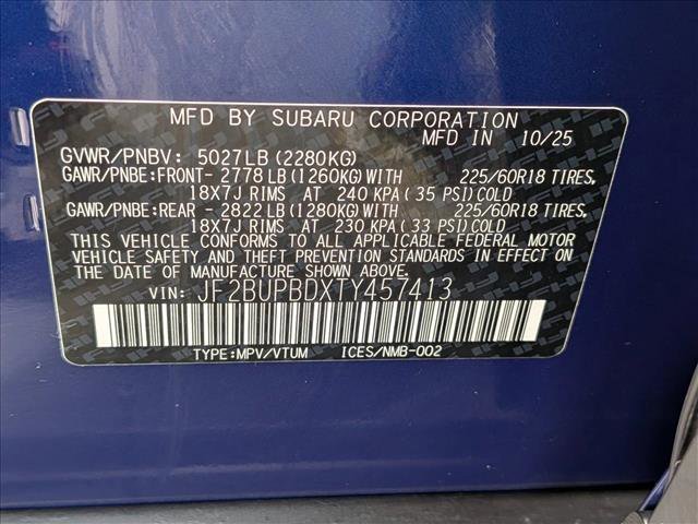Certified 2026 Subaru Outback Premium AWD/4WD image 23