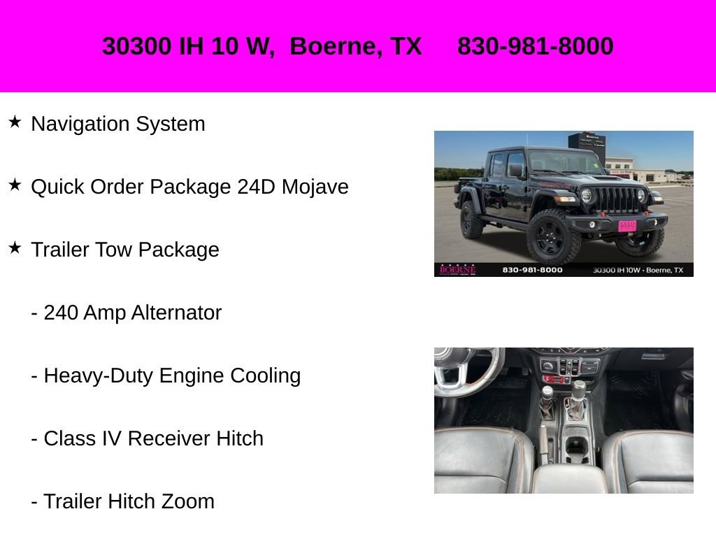 Used 2023 Jeep Gladiator Mojave w/ Cold Weather Group AWD/4WD image 10
