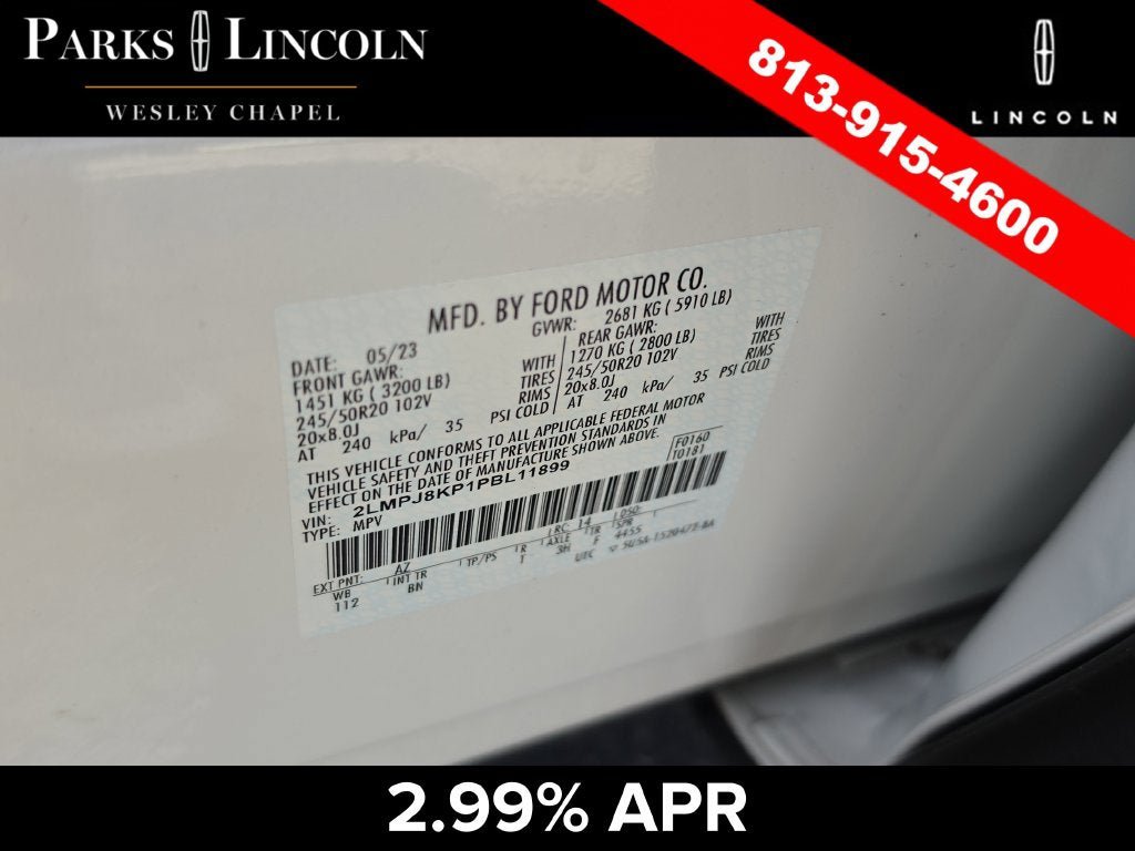 Certified 2023 Lincoln Nautilus Reserve w/ Luxury Package AWD/4WD image 33
