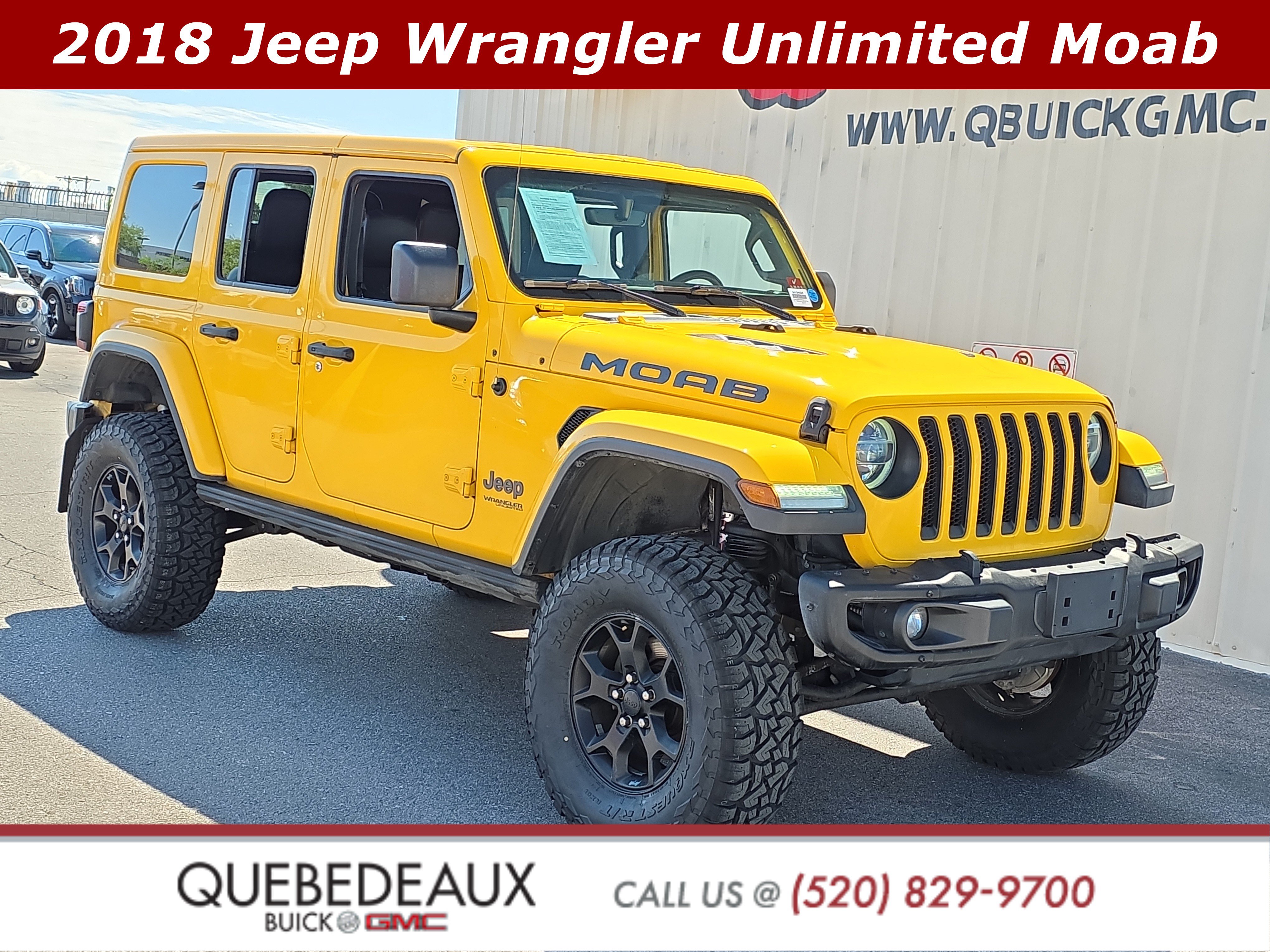 Used 2018 Jeep Wrangler Unlimited Sahara w/ Quick Order Package 24M Moab