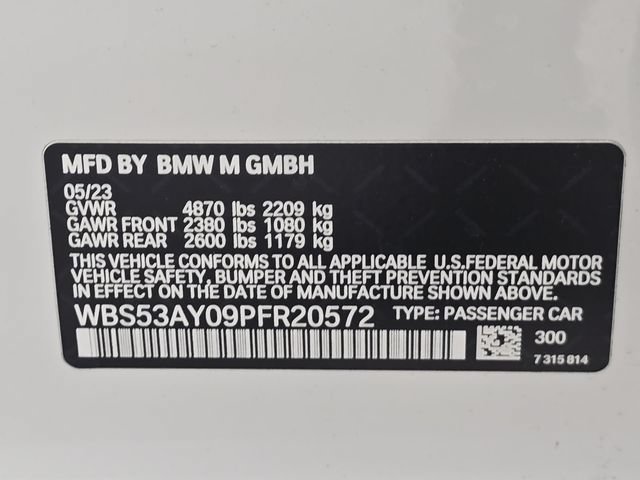 Used 2023 BMW M3 w/ Parking Assistance Package RWD image 11