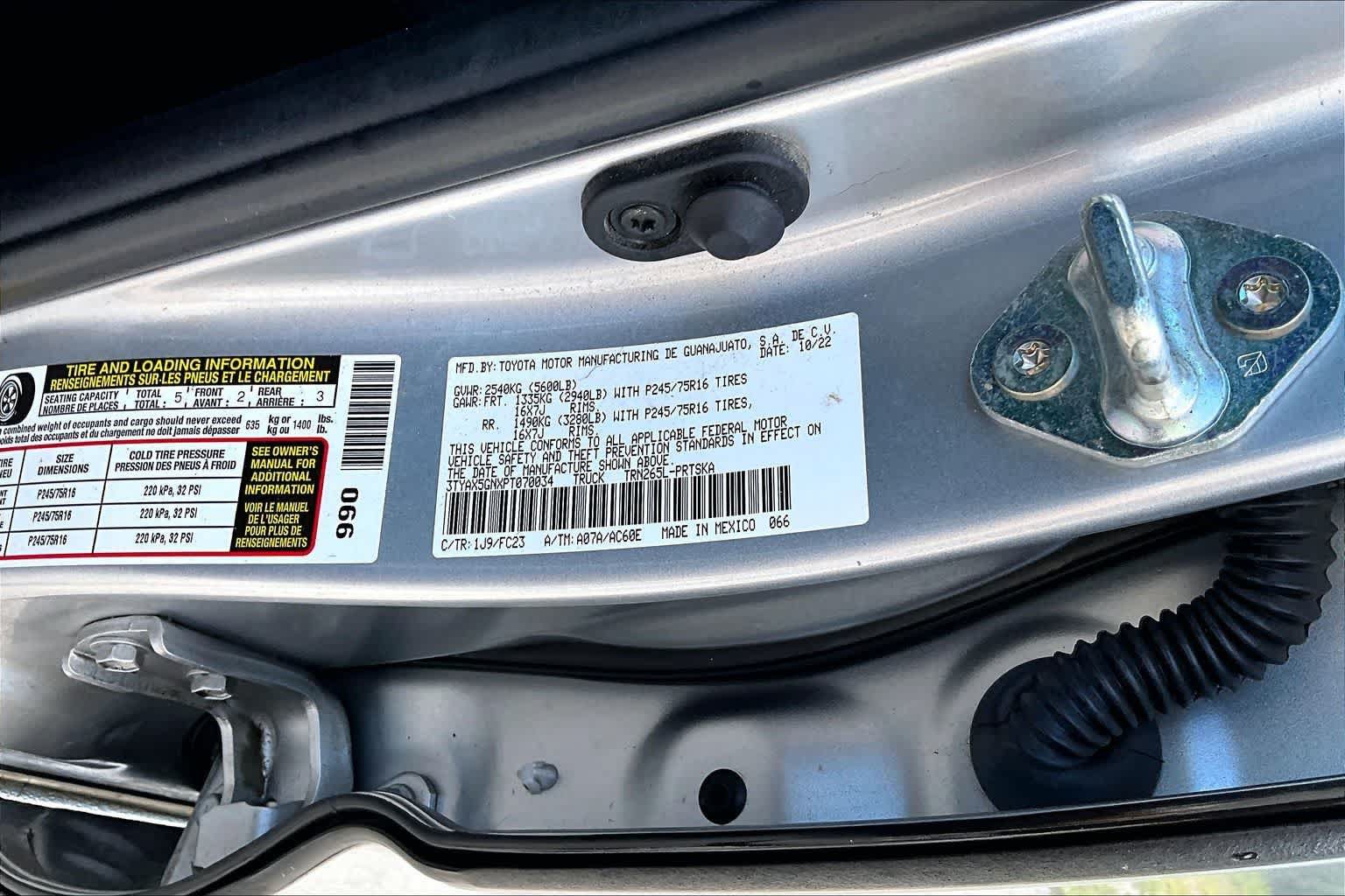 Used 2023 Toyota Tacoma SR5 RWD image 18
