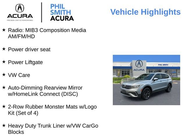 Used 2022 Volkswagen Tiguan SE w/ Panoramic Sunroof Package AWD/4WD image 4