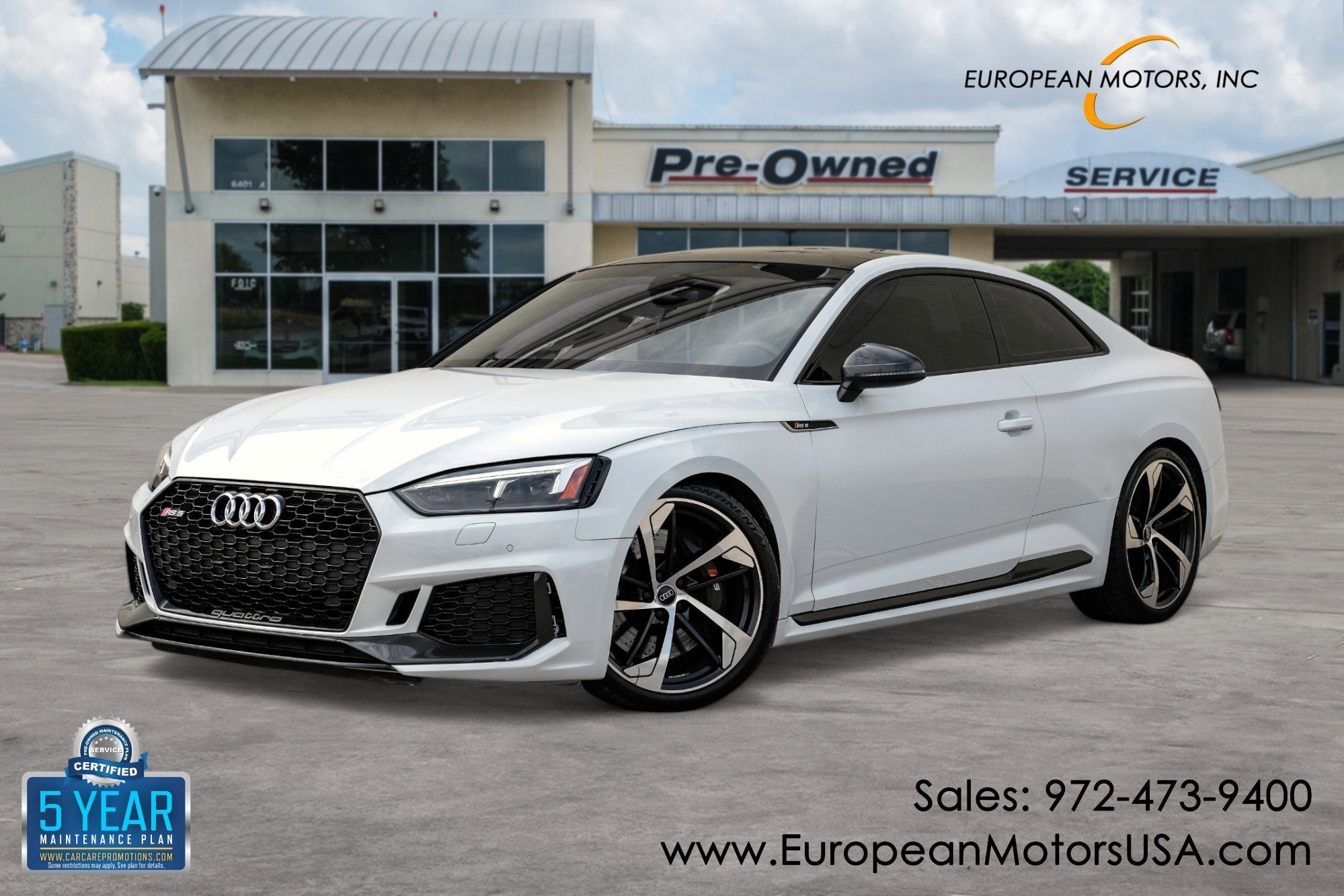 Used 2019 Audi RS 5 w/ Black Optic Carbon Package