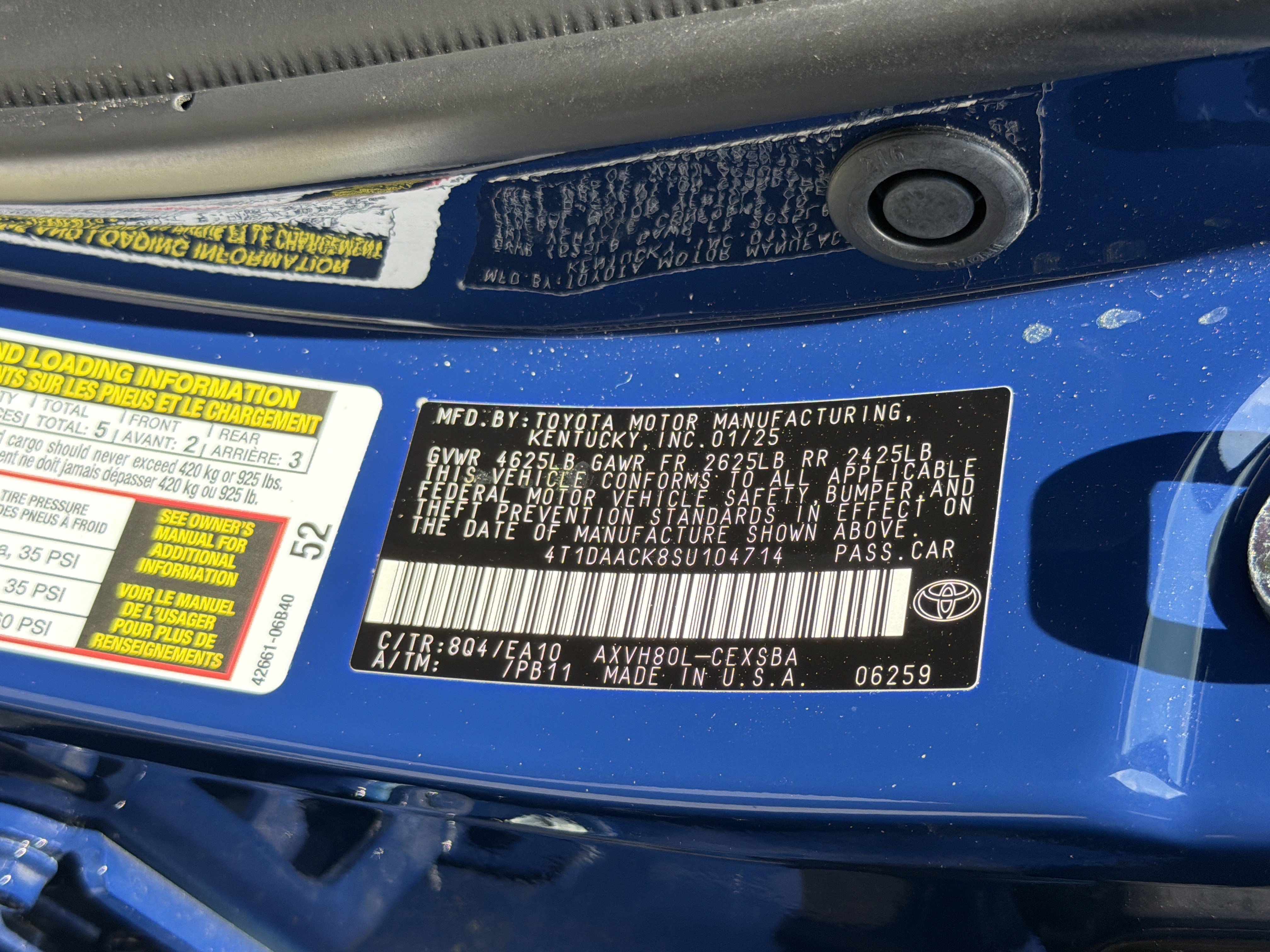 Certified 2025 Toyota Camry SE w/ Multimedia Upgrade Package FWD image 31
