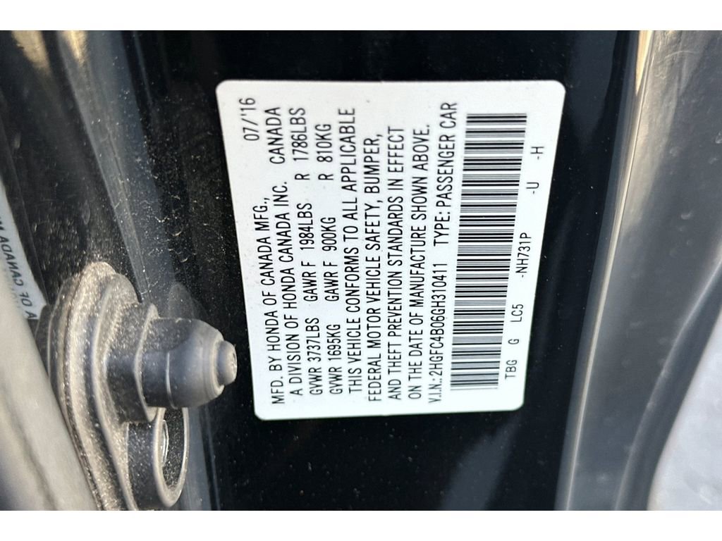 Used 2016 Honda Civic LX-P image 32