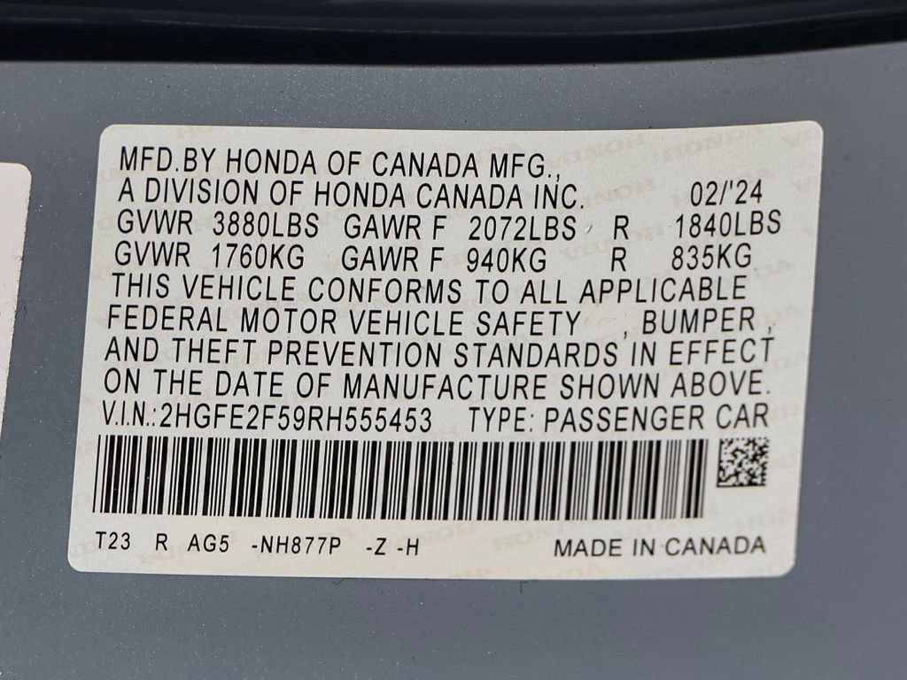 Used 2024 Honda Civic Sport image 32